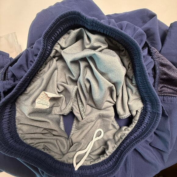 Vintage RaceReady Women's Long Distance MicroMove Running Shorts Blue USA Medium - Picture 10 of 10